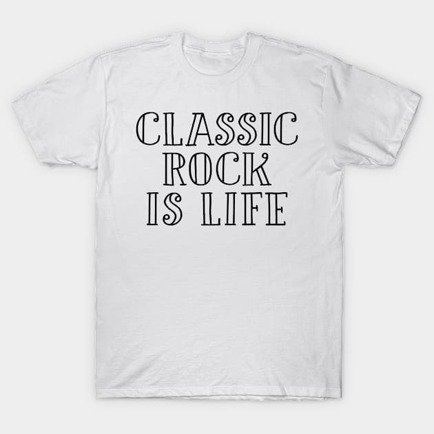 Classic rock girl music fan gift T-Shirt by NeedsFulfilled